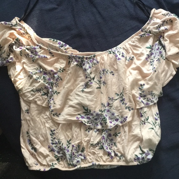 Floral crop top - Picture 1 of 2